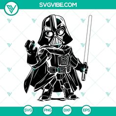 darth vader star wars svg file