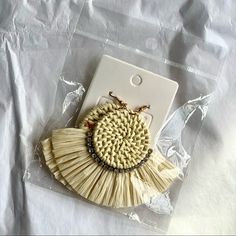 The Same Style Etsy Sells At $19.99 Straw Earrings, Same Style, New Color, Straw, Jewelry Earrings, Women Jewelry, Cream, Women Shopping, Color