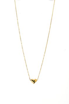 14 karat yellow gold heart necklace. 18 inches long. Yellow Gold Heart Necklace, Baby Earrings, Gold Heart Necklace, Gold Heart, Heart Of Gold, Heart Necklace, Gold Pendant, Pendant Necklaces, Jewelry Necklace Pendant