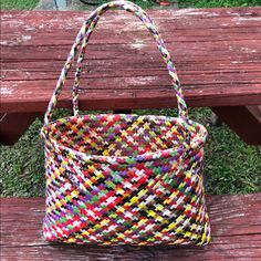 New Mexican Handbag, Shoulder Bag, Travel Bag, Beach Bag, Getaway Bag, 100% Handmade Casual Multicolor Basket Shoulder Bag, Everyday Multicolor Bucket Bag With Braided Handles, Casual Multicolor Basket Bag, Everyday Multicolor Bags With Braided Handles, Multicolor Bags With Braided Handles For Everyday, Multicolor Everyday Bucket Bag With Braided Handles, Daily Use Multicolor Satchel With Braided Handles, Multicolor Satchel With Braided Handles For Daily Use, Eco-friendly Multicolor Shoulder Bag With Removable Pouch