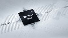 an electronic device with the words kirin on it is displayed in front of a white background