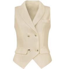 Dress with classic shirts, dress pants, and blazers for business professionals, or pair these suit vests with tees, shorts, skirts, and dresses for a casual chic look. This fitted silhouette keeps this vest on trend and the adjustable strap at the back offers an accurate fit. This suit vest is a lightweight and comfortable fabric with a double-breasted design, a pointed hem, flap pockets, and an adjustable strap at the back. This waistcoat is a versatile piece that can be worn buttoned for forma Waistcoat Suit, Womens Tailored Suit, Dressy Vest, Womens Waistcoat, Halloween Costume Suit, Waist Coat, Target Clothes, Types Of Coats, Linen Casual