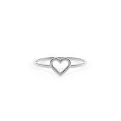 This ring can be made in different geometric shapes : Heart, Circle, Star, Rhombus, Triangle, Rectangle, Square, Trefoil, Crescent, and Arrow. Please specify when placing your order !! Simplicity makes Beauty !! This Elegant open love heart ring is handmade in delicate 14k or 18k yellow, rose, or white solid gold. Comfortable for everyday wear. It can be worn individually or with two or more stackable to create a unique look! Perfect gift for any occasion. If you like this but want it slightly a Heart Infinity Ring, Heart Diamond Engagement Ring, Rose Gold Heart Ring, Gold Love Ring, Ring Heart Shape, Love Heart Ring, Tiny Diamond Ring, Heart Shape Ring, Delicate Gold Ring