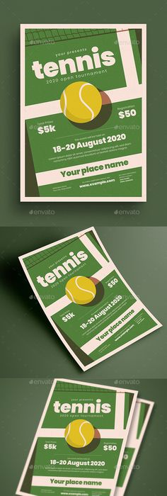 tennis tournament flyer template - flyers print templates