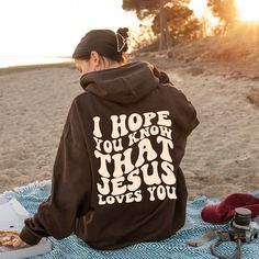 CUSTOM Colors Jesus Loves You Hoodie Jesus Apparel Love Like - Etsy Jesus Clothes, Aesthetic Hoodies, Christian Sweatshirt, Jesus Loves You, Christian Clothing, Jesus Loves, Hooded Pullover, Preppy Outfits, Style Outfits