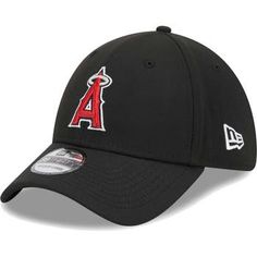 Boast your Los Angeles Angels passion in timeless comfort with this flex hat from New Era. This 39THIRTY cap offers a curved bill for optimal shielding during sunny game days. The striking Los Angeles Angels embroidery on the front panels let everyone know which squad has your devotion. Stretch fit Officially licensed Mid Crown Structured fit Curved bill Brand: New Era Embroidered graphics with raised details Wipe clean with a damp cloth Material: 100% Cotton Imported Six panels with eyelets Black Los Angeles, New Era Logo, Club Fits, Angels Logo, Los Angeles Angels, Curves Workout, Fitted Hats, New Era, Mlb