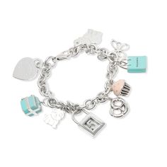 Tiffany & Co. Charm Bracelet In Sterling Silver Silver / Charms Tiffany &Amp; Co. Luxury Charm Bracelet With Logo Charm As Gift, Luxury Logo Charm Bracelet As Gift, Luxury Charm Bracelet - Perfect Gift, Luxury Charm Bracelet As Gift, Luxury Charm Bracelet For Gift, Elegant Charm Bracelet With Logo Charm As Gift, Elegant Silver Bracelet With Logo Charm, Luxury Charm Bracelet With Logo, Luxury Bracelets With Logo Charm As Gift