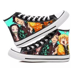 Specifications: Source: Anime Special Use: Costumes Characters: Anime Casual Synthetic Sneakers With Anime Print, Harajuku Anime Print Sneakers With Round Toe, Harajuku Style Anime Print Round Toe Sneakers, Black High-top Sneakers With Anime Print, Harajuku High-top Sneakers With Anime Print, Black Anime Print Sneakers With Round Toe, Black Sneakers With Anime Print And Round Toe, Casual Black Sneakers With Anime Print, Black High-top Sneakers With Character Print