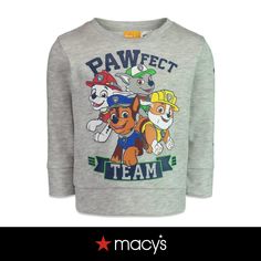 in stock Winter Essentials Clothes, Comfy Sweatshirts, Rubble Paw Patrol, Paw Patrol Characters, Paw Patrol Nickelodeon, Boys Fleece, Comfy Sweatshirt, Kids Boxing, Boys Long Sleeve