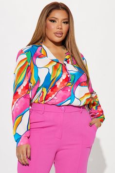 Available In Multi Color. Satin Shirt Long Sleeve Button Down Collar Printed Non Stretch 100% Polyester Imported | On A Trip Satin Shirt size Small by Fashion Nova Satin Shirt, Color Fashion, Shirt Long Sleeve, Shirts Blouses, Button Down Collar, Colorful Fashion, Fashion Nova, Long Sleeve Shirts, Multi Color