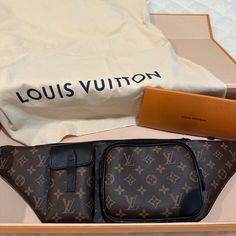 Louis Vuitton Christopher Bumbag. Box, Dust Bag And Receipt Included. Never Used. Very Spacious Adjustable Strap Luxury Travel Belt Bag With Dust Bag Included, Designer Rectangular Business Belt Bag, Designer Rectangular Belt Bag For Business, Luxury Monogram Canvas Belt Bag For Travel, Travel Belt Bag In Monogram Canvas With Dust Bag, Classic Monogram Canvas Belt Bag With Removable Pouch, Classic Brown Monogram Canvas Belt Bag, Brown Monogram Canvas Belt Bag For Everyday Use, Designer Brown Belt Bag For Travel