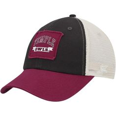 Don a vintage look on Temple Owls game day with this Objection hat from Colosseum. It features distressed, washed out Temple Owls graphics on the embroidered applique with raw edging. A snapback closure also lets you quickly adjust the fit, and mesh panels provide a breezy feel. Houston Cougars, Purple Hats, Embroidered Applique, Mesh Panel, Look On, Snapback Hat, Snapback Hats, Vintage Look, Game Day