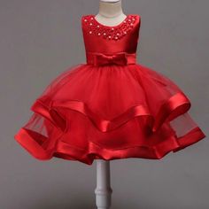 Nwt I Purchased It For My Little Girl And She Never Got A Chance To Wear It. Perfect And Very Christmas Tulle Princess Dress For Fancy Dress, Red Ball Gown Dress For Dress-up Occasions, Tulle Holiday Dress For Wedding And Party Season, Tulle Holiday Dress For Wedding Party Season, Elegant Christmas Tutu Dress In Tulle, Elegant Christmas Tutu Dress For Fancy Dress, Elegant Christmas Tulle Tutu Dress, Elegant Christmas Fancy Dress Tutu, Elegant Sleeveless Tutu Dress For Festive Occasions