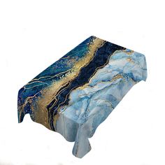 PRICES MAY VARY. Premium Quality Blue Marble Tablecloth: This durable and easy to clean tablecloth is made from 100-percent premium polyester fabric. Durable, anti-wrinkle, dust-proof. With this tablecloth, it will be more enjoyable on your dining time. Sizes: Available in 4 sizes: 52 x 70 inch, 60 x 84 inch, 60 x 90 inch, 60 x 104 inch, please measure your table size before buying. Your package includes 1-piece table cloth. Fulfill Your Finicky Fashion Sense: The impressively durable fabric pro Balloon Glow, Table Clothes, Color Table, Surface Water, Rectangle Tablecloth, Decorative Table, Colorful Table, Rectangle Table, Blue Marble