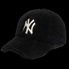 Color: BLACK NY hat  Adjustable  Unisex Teddy material Adjustable Black Baseball Cap For Winter, Winter Sports Baseball Cap, Black Winter Visor Baseball Cap, Casual Brimmed Baseball Cap For Winter, Casual Black Fitted Hat For Winter, Winter Sports Black Baseball Cap, Winter Snapback Hats For Sports Events, Black Winter Sports Baseball Cap, Black Baseball Cap For Winter Sports