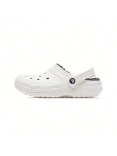 Unisex-Adult Winter Shoes,Soft & Comfortable Hollow Clogs For Summer, 203591-10M Classic Lined Clog Warm Version White White Cool,Sporty,Fashionable    Plain Vented Clogs   Women Shoes, size features are:Bust: ,Length: ,Sleeve Length: White Slip-on Synthetic Slippers, Non-slip Synthetic Closed Toe Clogs, Sporty Non-slip Synthetic Clogs, Synthetic Round Toe Clogs For Sports, White Comfortable Synthetic Clogs, White Synthetic Clogs With Removable Insole, White Outdoor Clogs With Removable Insole, Outdoor White Clogs With Removable Insole, White Slip-resistant Casual Slippers