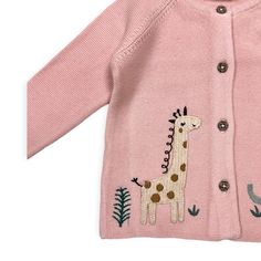 3 Colors Animal Safari Embroidered Sweater Knit Cardigan Super Soft 100% Organic Cotton, Knitted, Warm, Cozy, Luxurious, Eco-friendly - Etsy Long Sleeve Cotton Knit Outerwear, Embroidered Long Sleeve Cozy Sweater, Cozy Long Sleeve Embroidered Sweater, Cute Cotton Soft Knit Sweater, Playful Cotton Sweater For Fall, Playful Cotton Knitted Cardigan, Playful Knitted Cotton Cardigan, Beige Cotton Knit Cardigan, Beige Cotton Cardigan