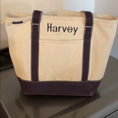 Any Harvey’s Out There- First Or Last Name?!?! Never Used Just Been In Storage. Canvas Lands’ End Bag. Lots Of Inter Pockets And One Exterior Pocket! Minor Marks From Moving From Place To Place. Casual Tote Bag With Embroidered Logo, Brown Bag With Embroidered Logo For Everyday Use, Casual Travel Shoulder Bag With Embroidered Logo, Casual Shoulder Bag With Embroidered Logo For Travel, Casual Travel Bag With Embroidered Logo, Casual Canvas Travel Bag With Embroidered Logo, Casual Canvas Bag With Embroidered Logo For Travel, Casual Everyday Bags With Embroidered Logo, Casual Everyday Shoulder Bag With Embroidered Logo