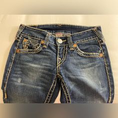 Nwot True Religion Size 27. Dark Wash With Thick Stitch. Low Rise. Professionally Tailored At 29.5 Inseam. Boot Cut High Rise Bootcut Jeans, Light Jeans, Dream Style, True Religion Jeans, Dark Wash Jeans, Straight Pants, Jeans Brands, Cut And Color, True Religion