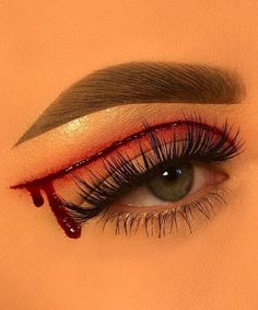 Holoween Idea Makeup, Halloween Sfx Makeup Men, Easy Halloween Makeup Devil, Glamour Halloween Makeup, Easy Devil Makeup Halloween, Friday The 13th Makeup Looks, Easy Freddy Krueger Makeup, Scream Make Up Looks, Vampire Makeup Easy