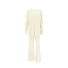 Style: Lounge Fit: Loose Fabric: Polyester Pattern: Solid Element: Non Sleeve Length: Long Sleeve Bottom Length: Full (Pant) Product Type: Sets Main Composition: Polyester Top Length (Set): Regular Season: Spring/Fall Beige Long Sleeve Sleepwear Set, Beige Long Sleeve Sleep Set, Oversized Long Sleeve Sets For Daywear, Plain Long Sleeve Loungewear Sets, Stretch Long Sleeve Loungewear Sets, Beige Stretch Loungewear Set, Beige Stretch Sleepwear For Loungewear, Stretch Long Sleeve Sleep Sets, Beige Long Sleeve Sets For Daywear