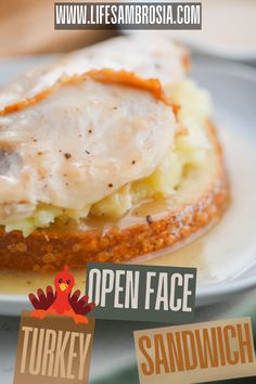 All the comfort of a turkey dinner turned into a hot sandwich. An Open Face Turkey Sandwich is a great way to turn those Thanksgiving leftovers into lunch!