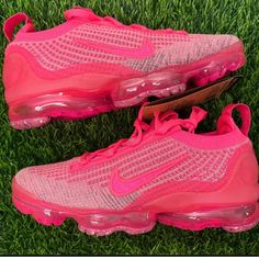 Nike Vapormax Women’s Shoes New With Box Size 8.5 Pink Sneakers With Air Max Cushioning, Pink Sneakers With Air Max Cushioning For Errands, Pink Nike Running Shoes With Translucent Outsole, Nike Pink Running Shoes With Translucent Outsole, Nike Pink Running Shoes With Air Max Cushioning, Pink Air Max Cushioned Lace-up Running Shoes, Pink Low-top Running Shoes With Air Cushioning, Pink Lace-up Running Shoes With Air Max Cushioning, Pink Running Shoes With Air Max Cushioning