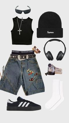 Grunge Outfits Summer, Silly Outfits, Fem Outfits, 일본 패션, Fashion Fails, Diy Vetement, Fashion Office, High Waist Pants