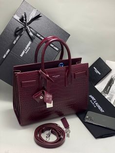 Red Ysl Bag, Stile Hijab, Ysl Bags, Yves Saint Laurent Bags