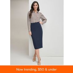 in stock Elegant Button-up Office Skirt, Office Pencil Skirt With Button Closure, Fall Workwear Lined Pencil Skirt, Fall Workwear Pencil Skirt With Lining, Tailored Classic Skirt For Business Casual, Lined Pencil Skirt For Workwear In Fall, Pencil Skirt With Lined Skirt For Workwear In Fall, Tailored Office Lady Skirt, Classic Office Pencil Skirt With Lining