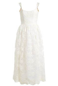 PRE-ORDER - Apple White Lace Dress with Bow — Markarian Voluminous Full Skirt Dress For Garden Party, White Dress With Lined Bodice And Full Skirt, White Full Skirt Dress With Lined Bodice, White Sleeveless Dress With Voluminous Skirt, White Dresses With Voluminous Skirt For Garden Party, White Dress With Fitted Bodice And Full Skirt, White A-line Dress With Voluminous Skirt, Midi-length Dress With Voluminous Skirt For Garden Party, Garden Party Dress With Voluminous Midi Skirt