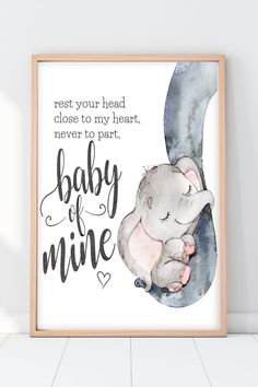 a watercolor painting of an elephant hugging its baby