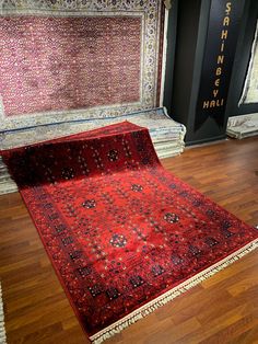 Turkish Rug 5x8, Red Rug 5x8, Turkish Area Rug, Red Oriental Rug, Heriz Rug 5x8,Bamboo Rug 5x8,Antique Turkish Rug 5x8,Red Blue,Handloom Rug Afghan Patterned Bamboo UshakCarpet Produced by Hand Work on Special Benches Handloom Rug Material: %65 Bamboo, %35 Wool Size: 160 x 230 meters - Feet: 5.2 x 7.5 Ft Vintage Rugs / Oushak Rugs / Turkish Rugs / Kilim Rug / Area Rug / Bohemian Rug / Runner Rug / Anatolian Rug / Antique Rug / Blue rug / Neutral rug / Pastel color rug / Persian Rug We ship all o Arabic Rug, Bamboo Rug, Heriz Rug, Heriz Rugs, Neutral Rug, Rug Neutral, Antique Persian Rug, Color Rug, Rug Persian