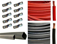 several different types of electrical cables and wires