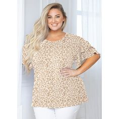 SHOWMALL Plus Size Clothes for Women Double Ruffle Short Sleeve Tunic Shirt Summer Tops Loose Fitting Clothing Comfy Womens Tops And Blouses - Womens plus size tunic tops are made of soft and lightweight fabrics to make you feel comfy in all seasons, especially in hot summer. It is a very cute and stylish tee shirt top with double ruffle that will definitely look elegant on your figure. Material: Plus size summer tops made of soft and lightweight fabric, is super breathable, stretchy and comfort Plus Size Tops For Women Blouses, Loose Fitting Clothes, Flowy Tops Summer, Plus Size Summer Tops, Plus Size Tops For Women, Fitting Clothes, Ruffled Tunic, Short Sleeve Tunic, Work Wear Women