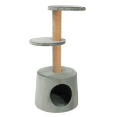 the cat tree is made from concrete