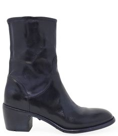 Midcalf Boots, Navy Leather, Mid Calf Boots, Cozy Sweaters, Leather Ankle Boots, Easy Wear, High Quality Leather, Brunei, Mid Calf