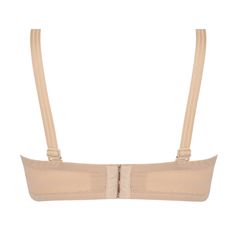 Bandeau bra with deep cups ANTIGEL New Apesanteur Elegant Strapless Bra With Padded Cups, Elegant Full Coverage Bra With Removable Straps, Elegant Bandeau Bra With Removable Cups, Fitted Strapless Nursing Bra With Removable Pads, Strapless Nursing Bra With Removable Pads, Elegant Padded Bandeau Bra, Elegant Strapless Padded Bra, Beige Full Cup Bra With Padded Cups, Beige Full Cup Bra With Removable Cups