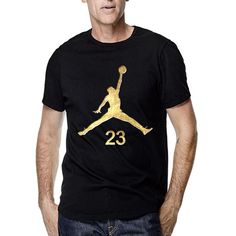 Air Jordan Gold in a Stone for Men T Shirt #Canvas #GraphicTee Jordans Outfit For Men, Jordan Custom, Jordan Outfit, Swag Men, Matching Couple Outfits, Compression Shirt, Couple Outfits, Men T Shirt, Custom Art