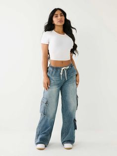 JESSIE BIG T SUPER BAGGY CARGO JEAN Detergent Product, Flared Jumpsuit, Skin Layers, Extra Skin, Boyfriend Pants, Birthday Inspo, Y2k Vibes, Flare Jumpsuit, Argyle Pattern