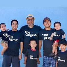 Generational Tops Matching for Father and Son Cousin Crew - Etsy Fun Family Vacations, Pregnancy Announcement Family, Unique Pregnancy Announcement, Family Matching Shirts, Cute T Shirts, Reunion Shirts, Cousin Crew, Hospital Outfit, Best Family Vacations