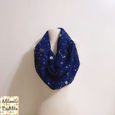 Galaxy Gold Foil Scarf, Moon and Stars Print scarf, gold foiled scarf, fashion scarf, ladies scarves, womens scarves This soft scarf is a great add on to your current wardrobe. It can be worn around your neck with your favorite outfit or just use a beach cover up. Ideal gift for scarf lovers too! Item Detail: 100% soft viscose. Length of scarf: 75 inches Width of scarf: 30 inches How to wash: Hand wash in cold water or warm water Dry flat or line dry Quality: You can rest assured that I always u Flower Kimono, Cooling Scarf, Scarf Fashion, Fashion Scarf, My Sewing Room, Moon And Stars, Star Print, Scarf Print, Infinity Scarf