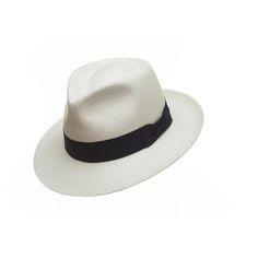 Tradicional Natural Genuine Panama Hat – El Galpon Classic White Wide Brim Hat, White Classic Hat With Curved Brim, Classic White Hat With Curved Brim, Classic White Fedora Sun Hat, Classic White Brimmed Hat, Classic White Flat Brim Hat, Classic White Summer Top Hat, Classic White Wide Brim Fedora, Classic White Hat With Short Brim