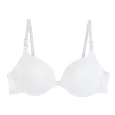 Bra Style: Push UpMaterial: CottonMaterial: SpandexMaterial: NylonGender: WOMENClosure Type: Front ClosureDecoration: NONEStyle: everydayPattern Type: SolidStrap Type: Adjusted-strapsItem Type: BrasSupport Type: Wire FreeModel Number: RegularCup Shape: Three Quarters(3/4 Cup)Bra Style: UnlinedClosure Type: Front ClosureStyle: sexyItem Type: Brasclothes design details: glossybra style: deep V Push Up Lingerie, Bra Materials, Front Closure Bra, White Bra, Backless Bra, Padded Bralette, White Bras, Cup Bra, Plunge Bra