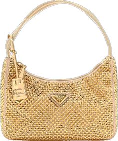 High-end Gold Handheld Shoulder Bag, High-end Gold Party Bag, High-end Gold Party Bags, Luxury Gold Handheld Shoulder Bag, Elegant Baguette Party Bag, Luxury Baguette Shoulder Bag For Party, Luxury Baguette Shoulder Bag With Dust Bag, Designer Gold Shoulder Bag With Dust Bag, High-end Gold Bag With Gold-tone Logo Plaque