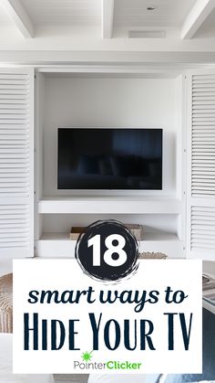 hidden tv idea Tv Over The Fireplace, Hide Your Tv, Room Layouts, Kitchen Corner, Cozy Kitchen