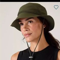 Brand New. Bought At J. Crew Store Summer 2024. Side M-L Summer 2024, Bucket Hat, 50 %, J Crew, Women Accessories, Sun, Brand New, Hats, Green