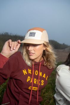 Our 1872 5-Panel Camp Hat blends style with outdoor spirit, named after the year the first national park was established. Lightweight fleece construction offers warmth without bulk, perfect for cool-weather adventures. The unique color-block design and National Park inspired front decoration celebrate America's natural treasures. Ideal for hiking, camping, or casual wear, this versatile hat is a must-have for outdoor enthusiasts who value comfort and conservation. Product Specs: 50% Nylon / 50% Winter 5-panel Baseball Cap For Outdoor Activities, Winter Baseball Cap For Outdoor Activities, 5-panel, Winter Six-panel Hat For Outdoor Activities, Winter Outdoor 5-panel Snapback Hat, Winter 5-panel Snapback Hat For Outdoor, Winter Trucker Cap For Outdoor Activities, Sporty 5-panel Snapback Hat For Camping, Camp Hat, Adventure Accessories