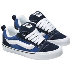 Vans Azul, Estilo Vans, Shoes For School, Tenis Vans, Basket Style, Pretty Shoes Sneakers, Blue Vans, Dramatic Style, Women Platform Shoes