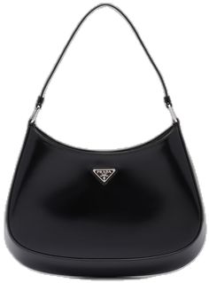 Prada Cleo Bag, Cleo Bag, Shoulder Bag Prada, Prada Cleo, Prada Collection, Bag Prada, Curved Lines, Triangle Logo, Soft Light